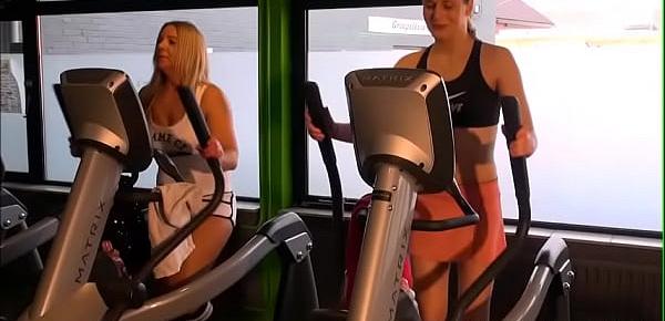 Dutch clown visits the gym for sex